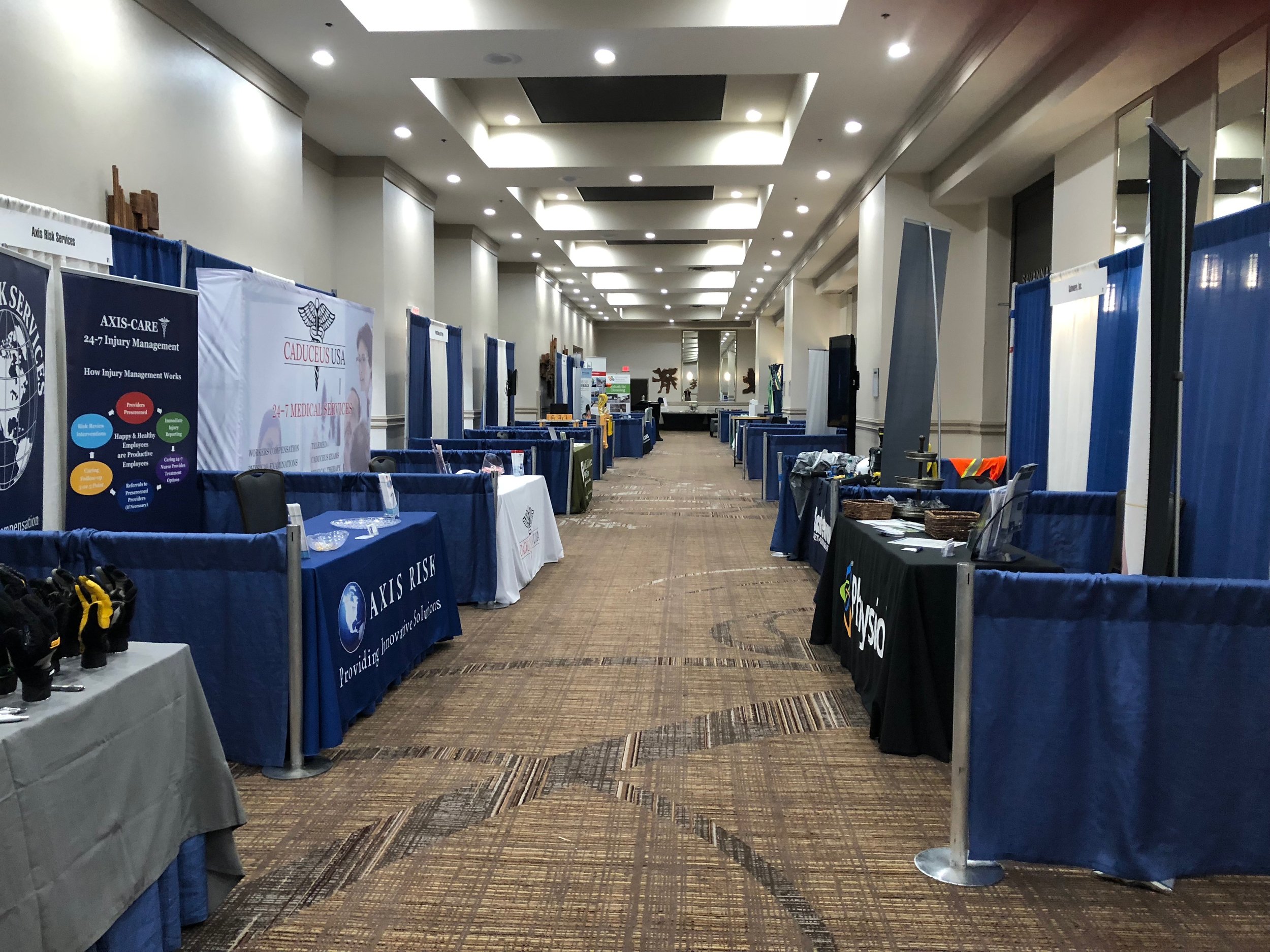 Exhibits in Ballroom PreFunction.JPG